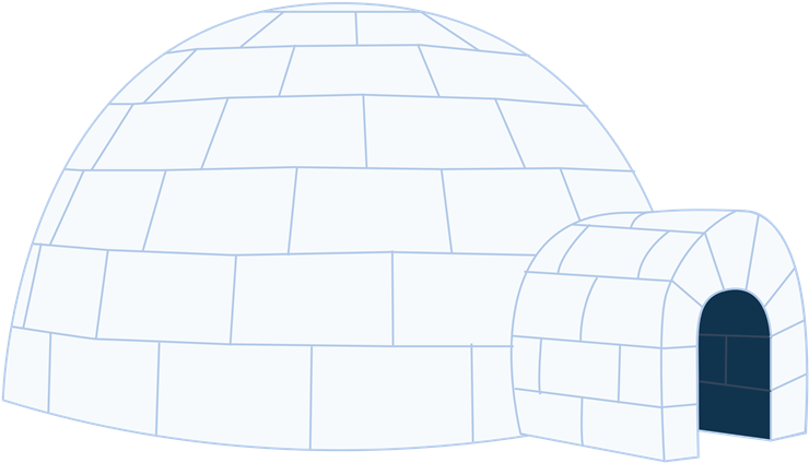 Igloo Free To Use Clip Art - Architecture (800x487)