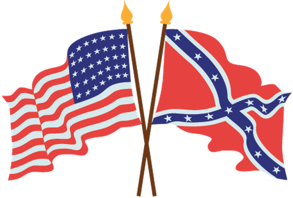 American Civil War Flags - American Civil War Flags (651x399)