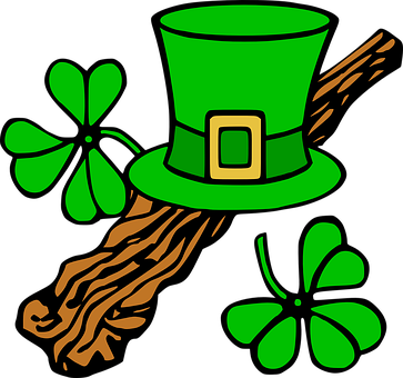 Saint Patricks Day Shamrock Ireland Leprec - St Patrick's Day Clip Art (363x340)