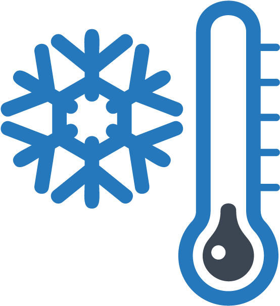 Winter Shelter Status - Thermometer Clip Art Cold (579x625)