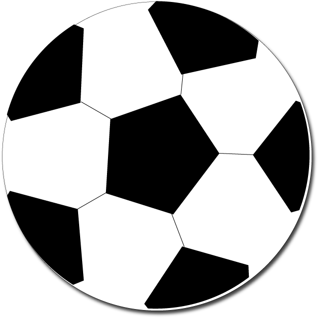 Military Vehicle Clipart - Easy Soccer Ball Clipart (696x673)