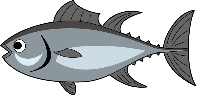 Cooked Fish Clipart Png - Tuna Clipart (638x309)