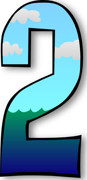 Clipart Numbers - Days Of Creation Clip Art (288x594)