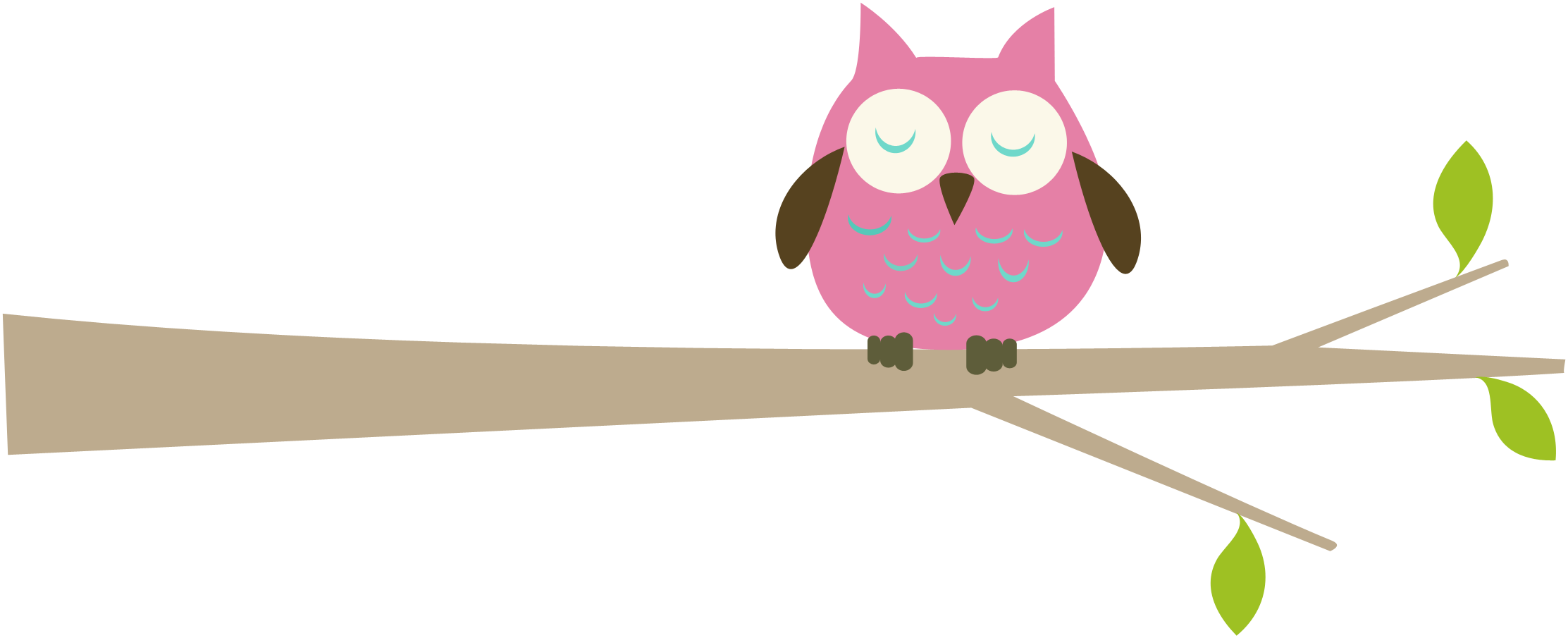 27 - Baby Owl Clip Art (2225x905)