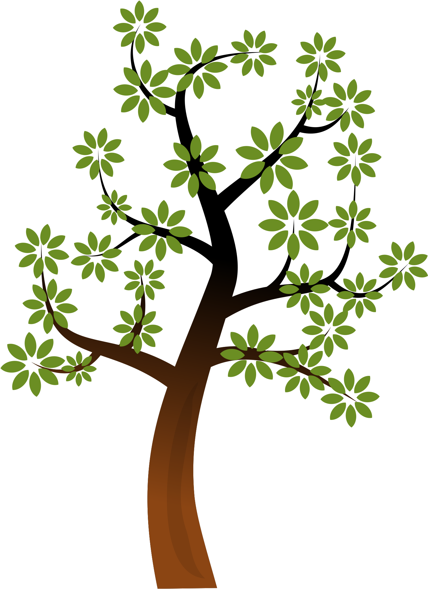 Nature Clipart Simple Tree - Public Domain Tree Clipart.