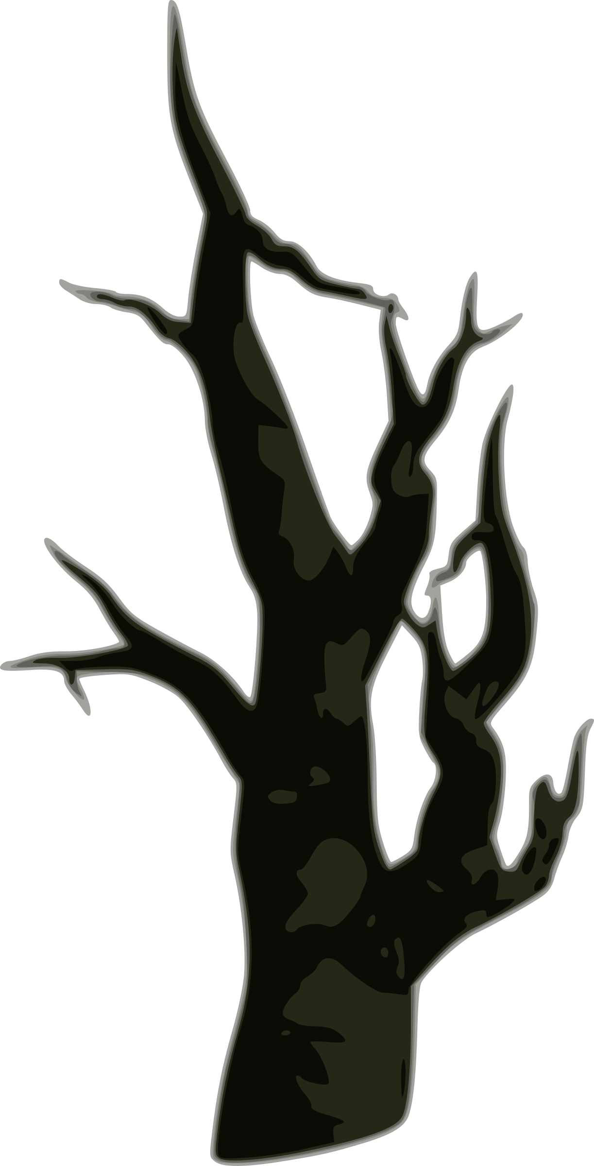 Dead Tree Clipart Empty - Dead Tree Clip Art (1223x2400)