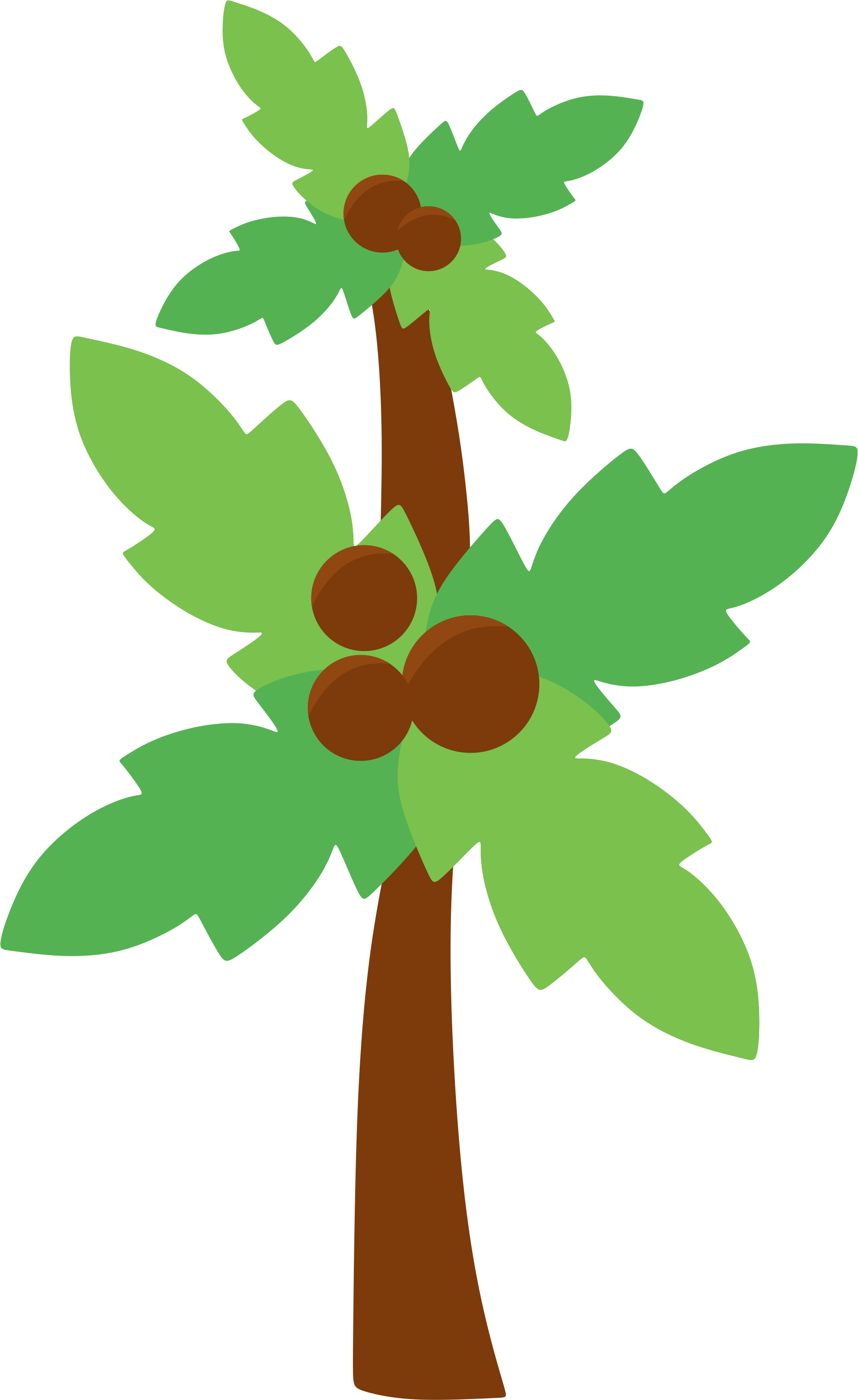 María José Argüeso - Safari Leaf Clipart Png (1901x3101)