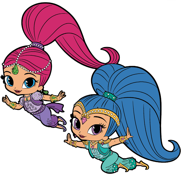 Shimmer And Shine Vector (592x566)