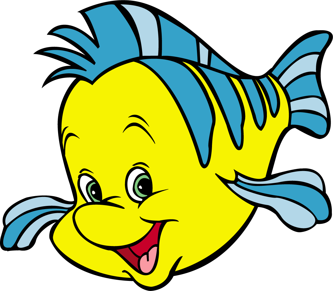 Flounder Clipart - Flounder From The Little Mermaid (1153x1009)