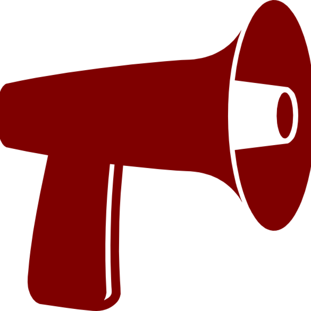 Megaphone Clipart Red Megaphone Clip Art At Clker Vector - Megaphone Clipart (1024x1024)