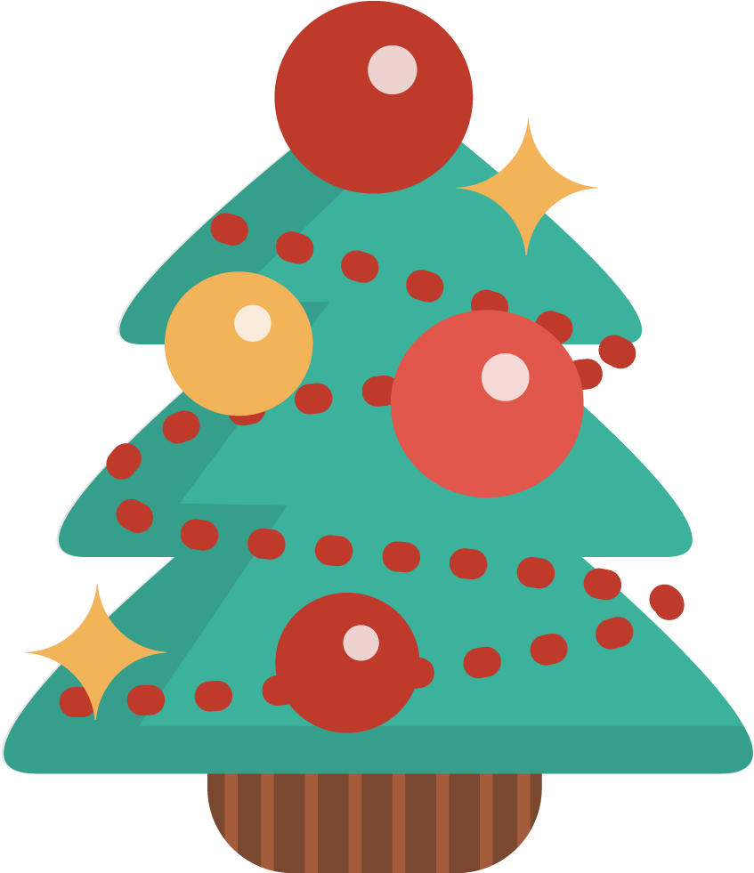 Christmas Tree Free To Use Clip Art - Christmas Tree Pillow Case (1000x1000)