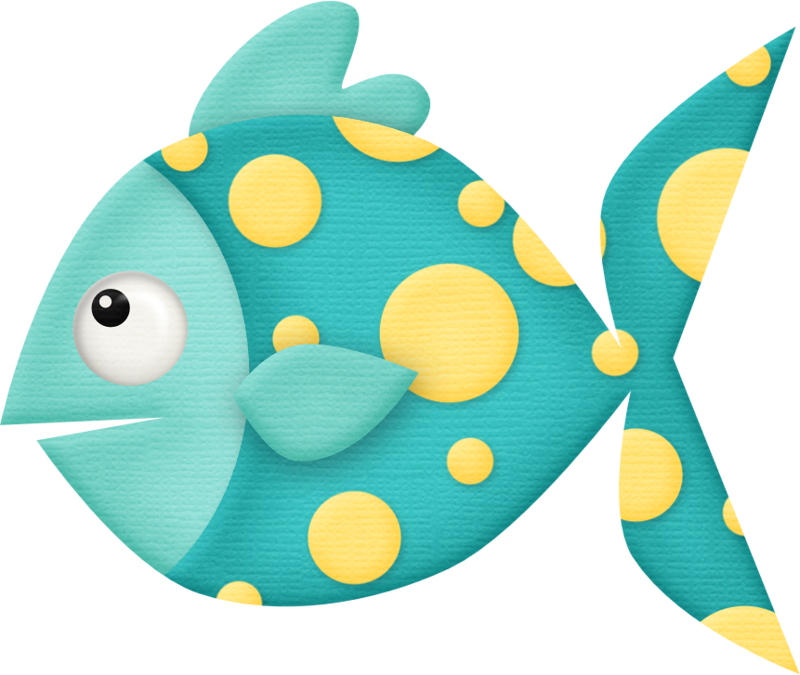 Teal Fish - Teal Fish Clipart (861x727)