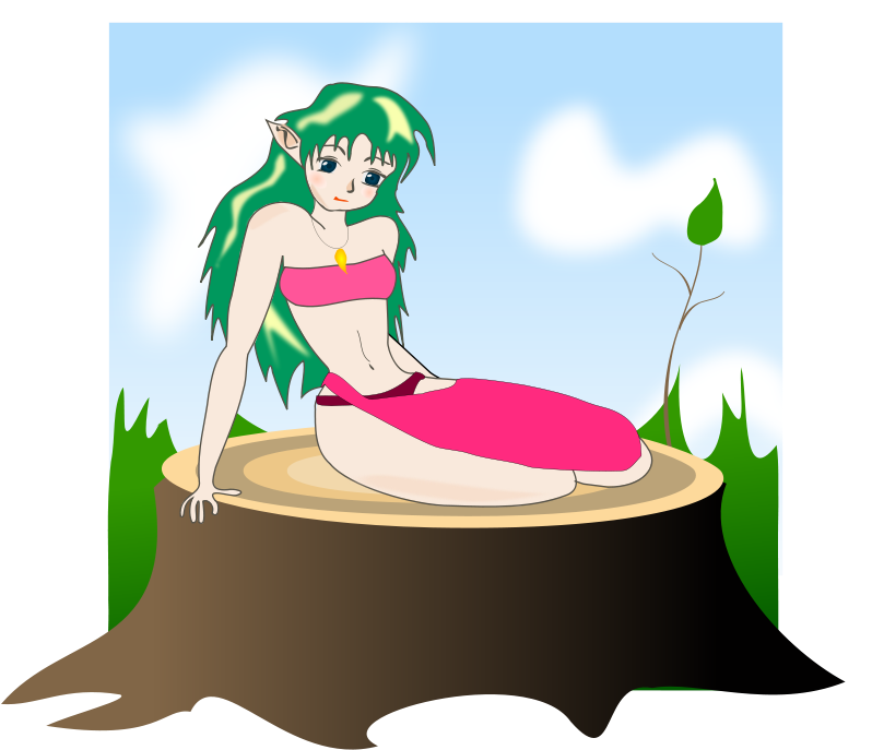 Elf Girl - Elf Ls Ultra Cotton (861x750)