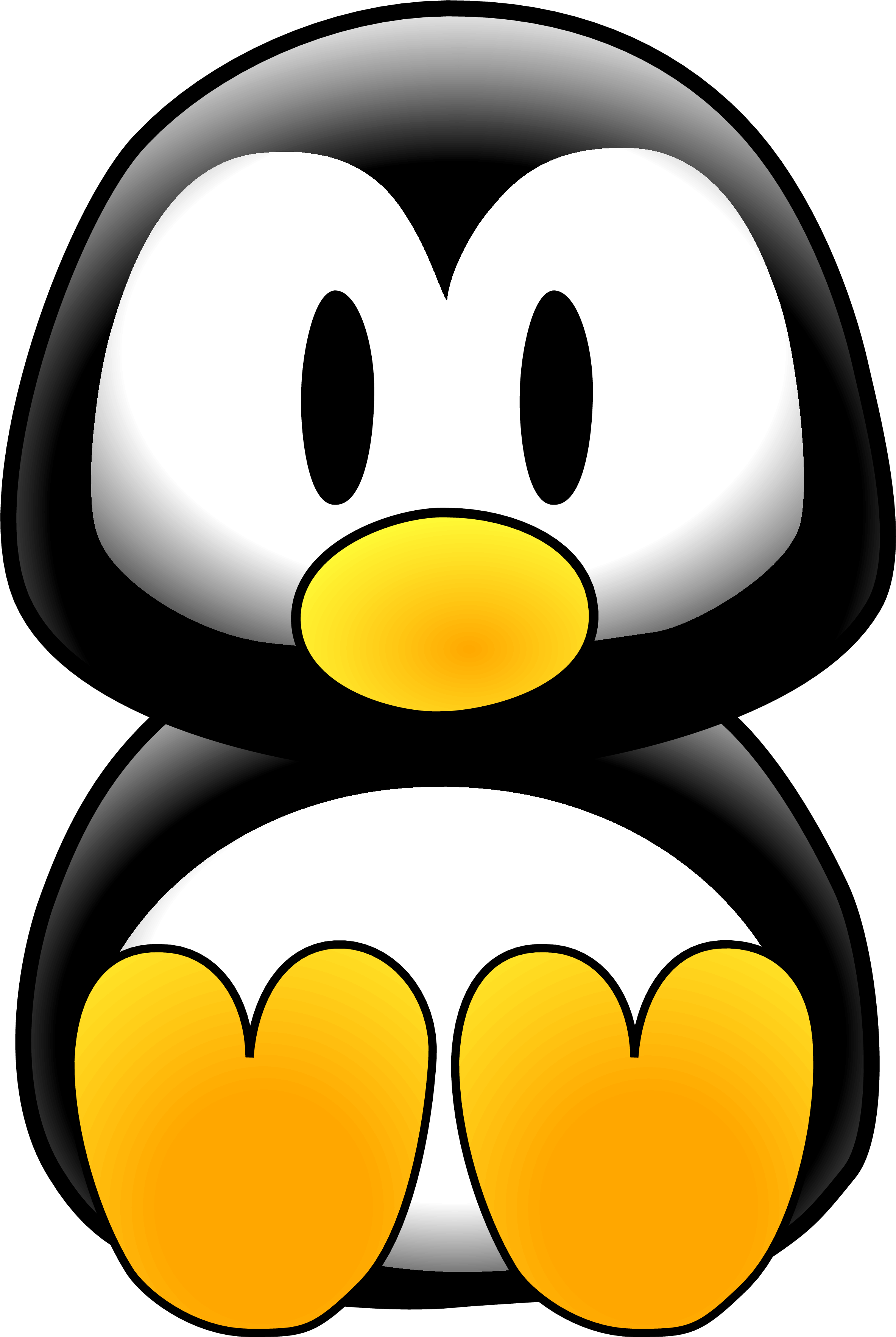 Cartoon Penguin Clipart - Penguin Clip Art (2373x3536)