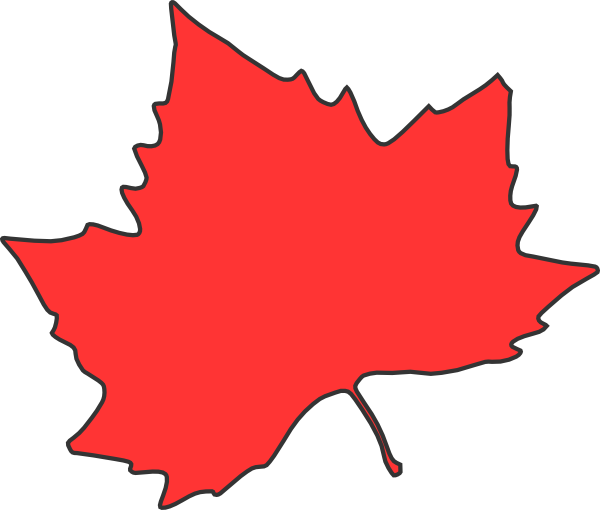 Maple Leaf Clipart - Autumn Leaves Clip Art (600x510)