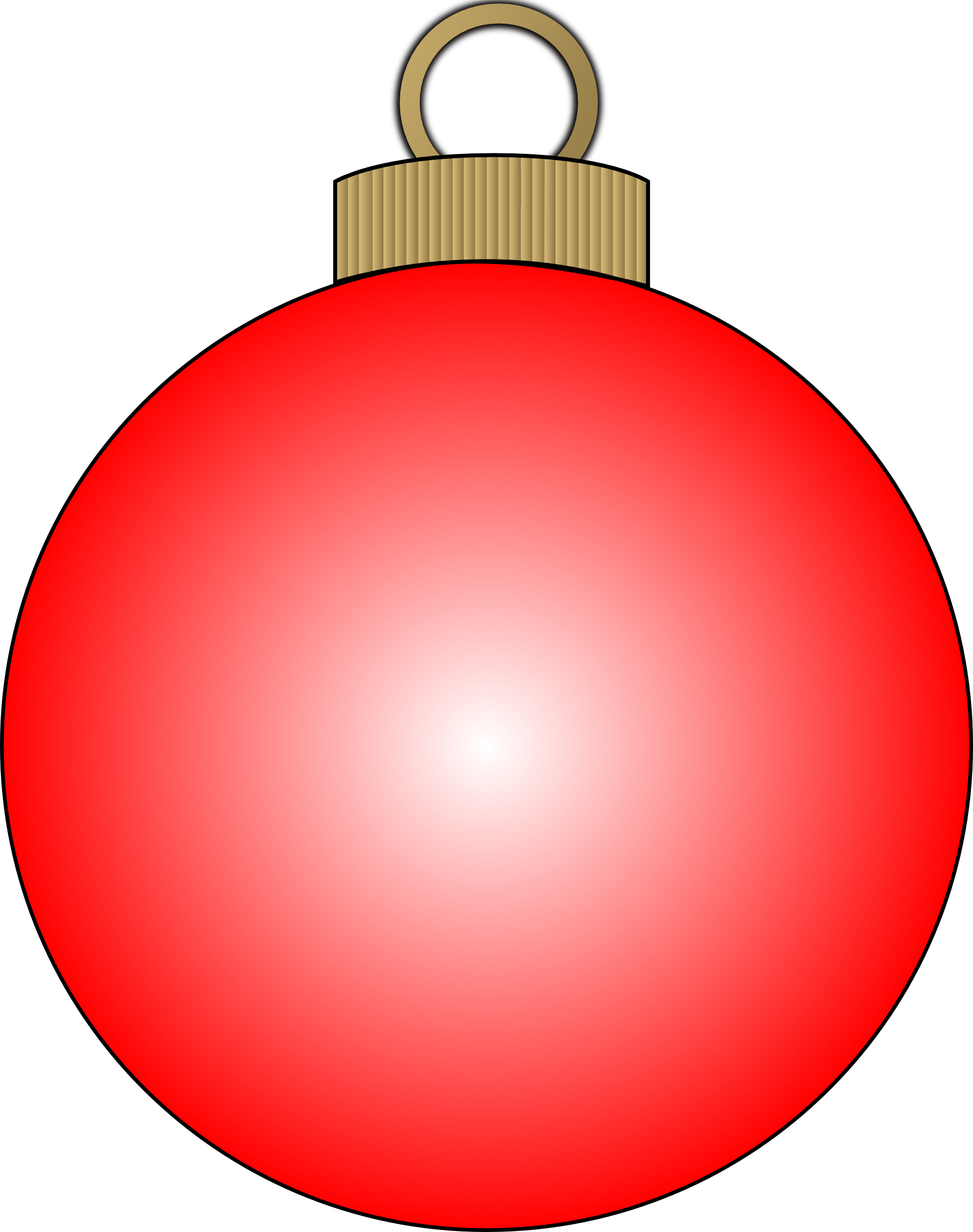 Clipart Christmas Bulb - Christmas Ball Clipart (2222x2814)