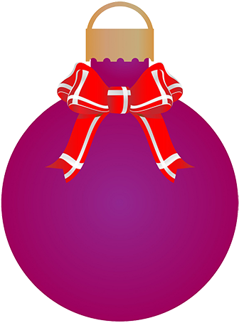 Silver Christmas Bauble - Clip Art Christmas Bauble (354x467)