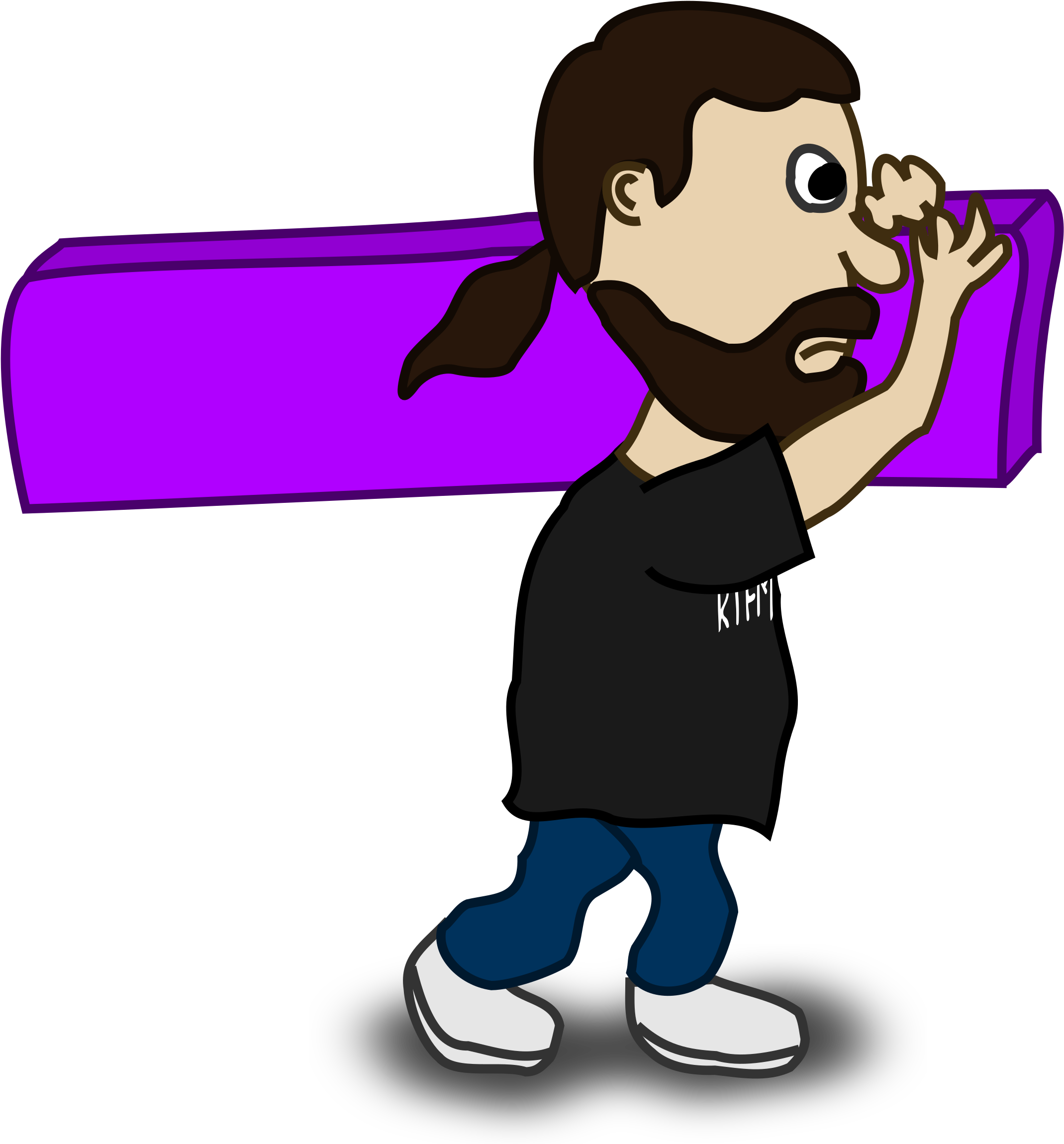 Free Comic Characters - Carrier Clipart (2400x2400)