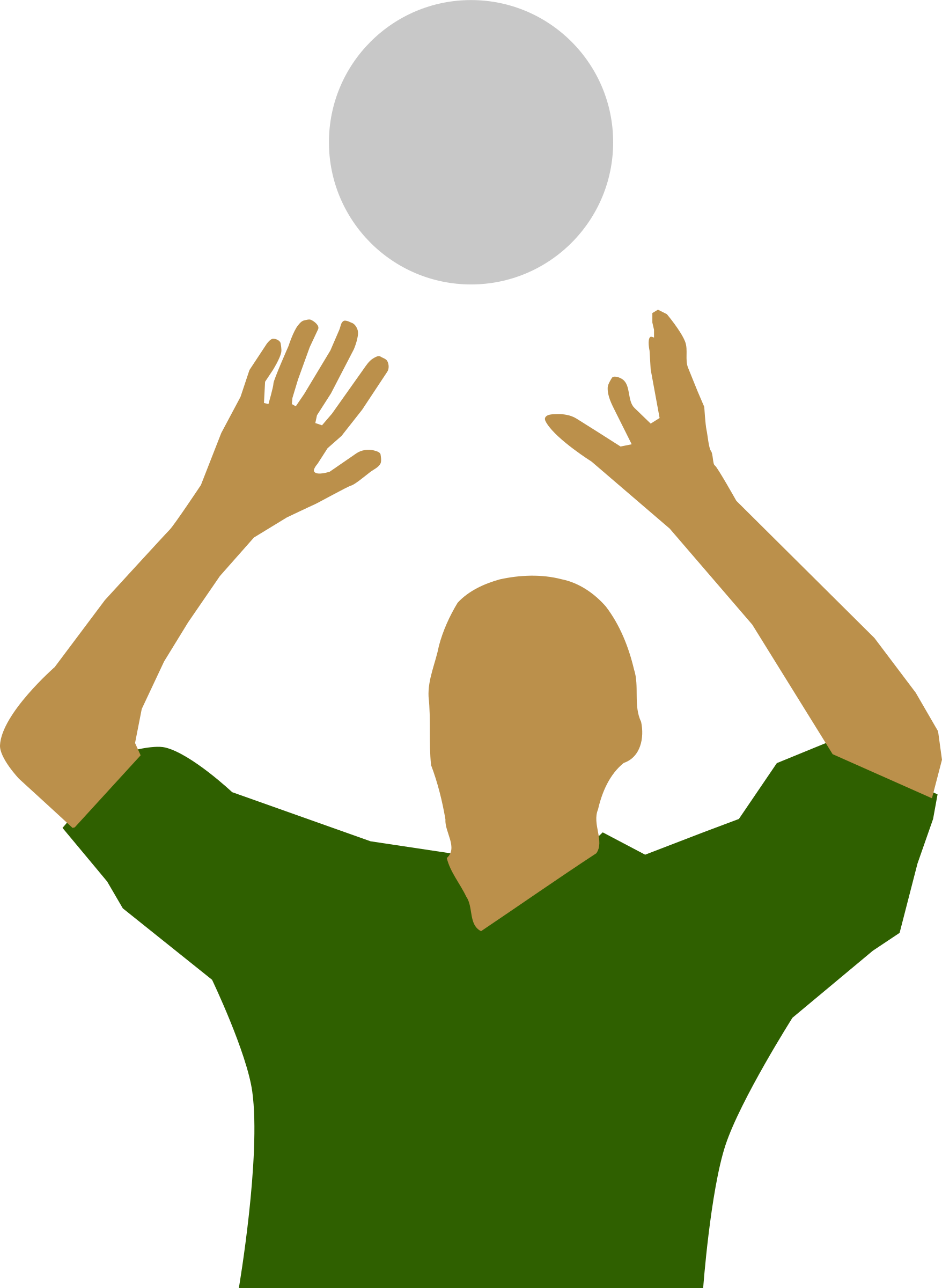 Volley Ball Clipart Wallpaper Images - Catching The Ball In Handball (1756x2400)