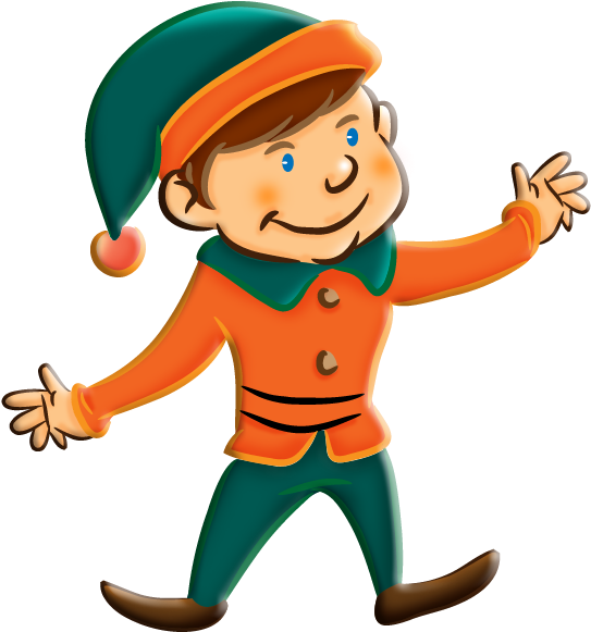 Christmas Elves On Christmas Elf And Clip Art Image - Clipart Picture Of Elf (600x600)