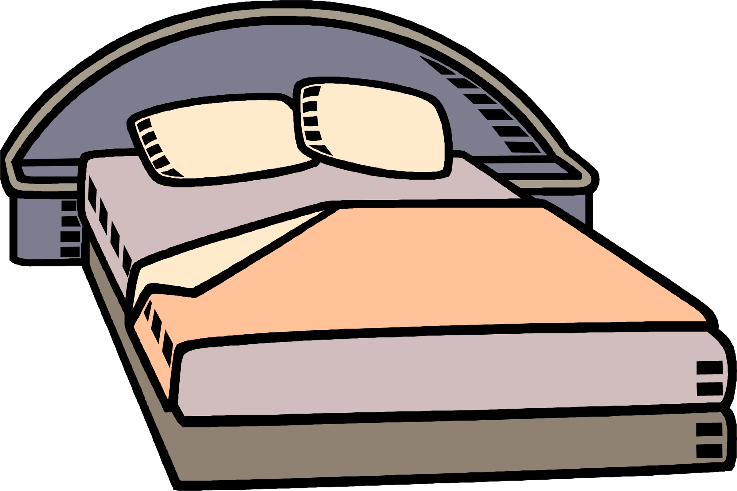 Bed Free Medical Clipart Clip Art Pictures Graphics - Bed Cartoon Png (2400x1598)