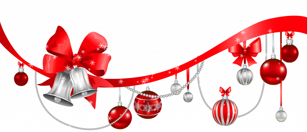 Christmas ~ Free Clip Art Of Merry Christmas Clipart - Christmas Decorations Png (1024x439)