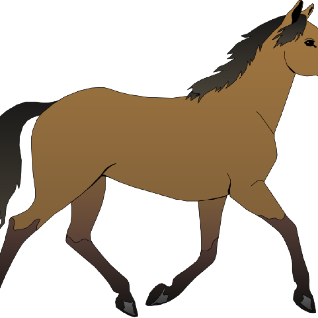 Free Horse Clipart Running Horse Clip Art At Clker - Horse Cartoon (1024x1024)