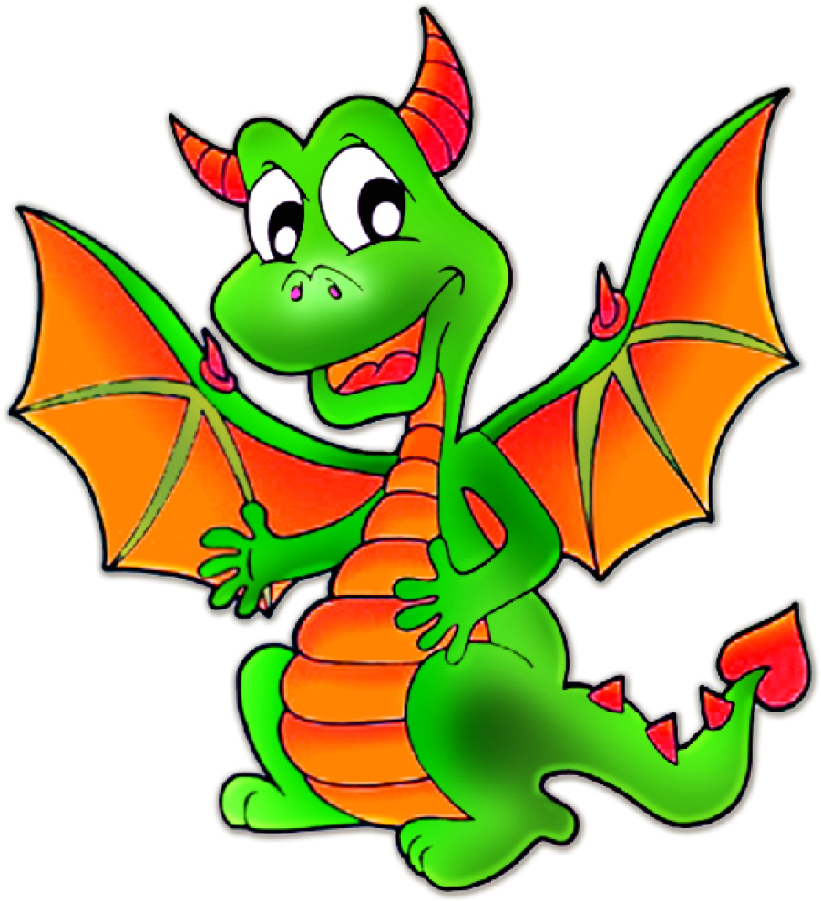 Dragon Clipart Cute Dragons Cartoon Clip Art Imagesall - Cartoon Images Of Dragon (1024x1024)