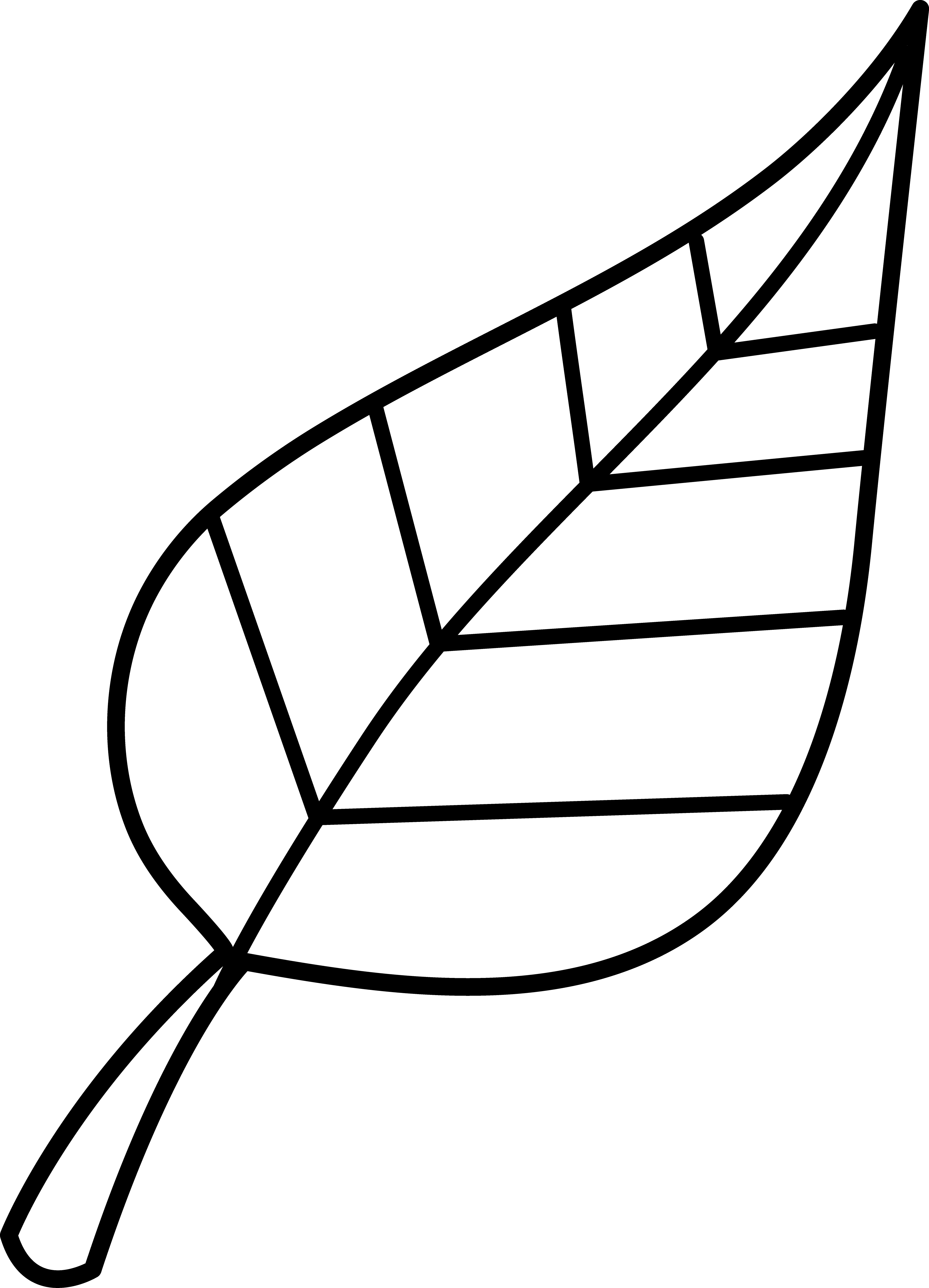 Leaf Fall Leaves Clip Art Black And White Clipartion - Leaf Fall Leaves Clip Art Black And White Clipartion (3734x5176)