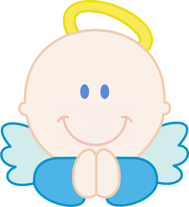 Angel Clipart Baby Boy - Baby Angel Clipart (750x821)