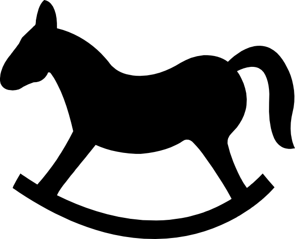 Rocking Horse Clip Art At Clker - Rocking Horse Clip Art (600x486)