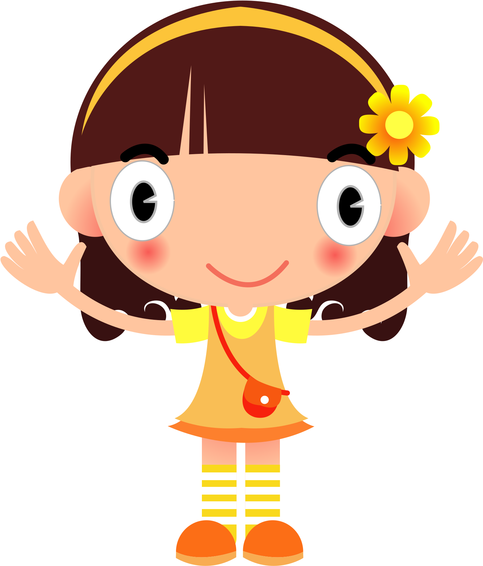 Big Image - Girl Clipart Png (1697x2400)