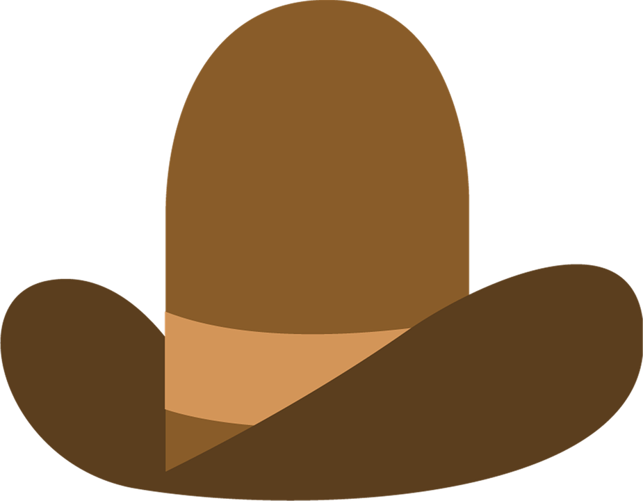 Hat Cowboy Felt Cowboy Hat Western Man Male - Cartoon Cowboy Hat Transparent Background (925x720)