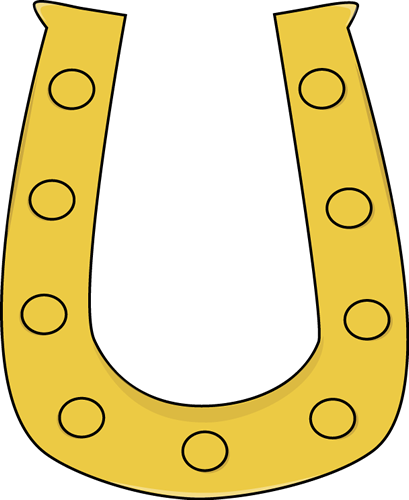 Horseshoe Horse Shoe Clip Art - St Patrick's Day Clip Art Horse Shoe (409x500)