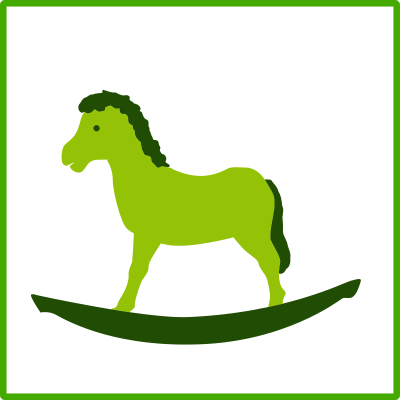 Green Horse Clipart - Icon (900x900)
