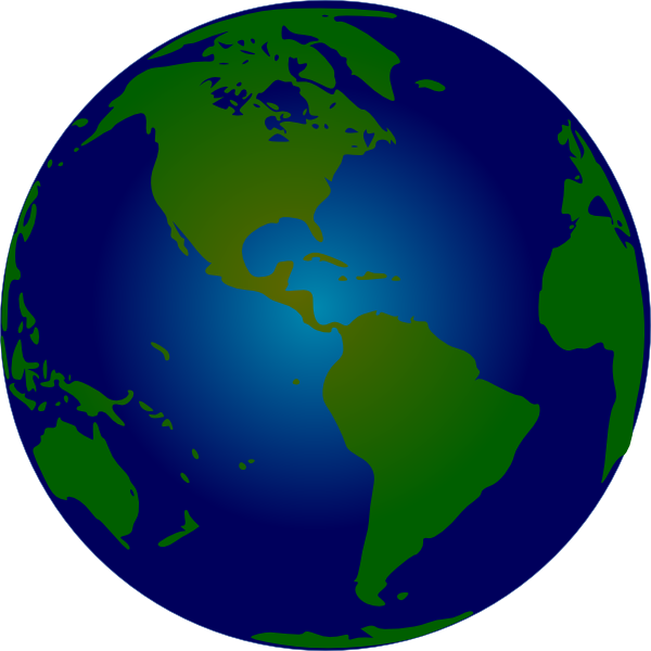 Globe Image Clip Art Vector Clip Art - World Clipart (600x600)