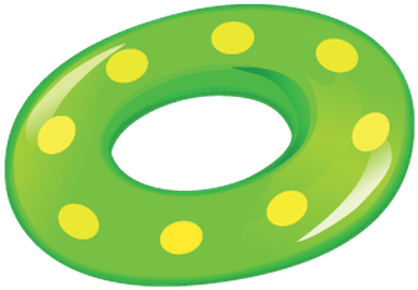 Baby Items On The Beach Clipart The Arts Media Gallery - Beach Items Clipart (432x399)