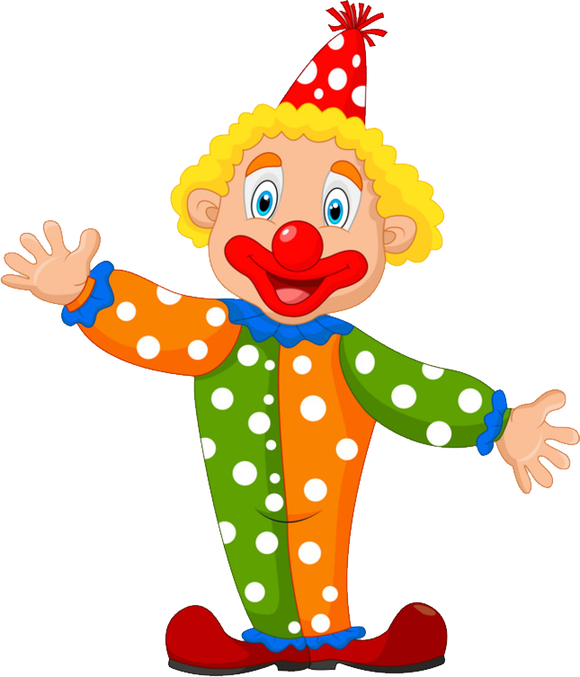 Clown Png - Circus Cartoon (645x753)