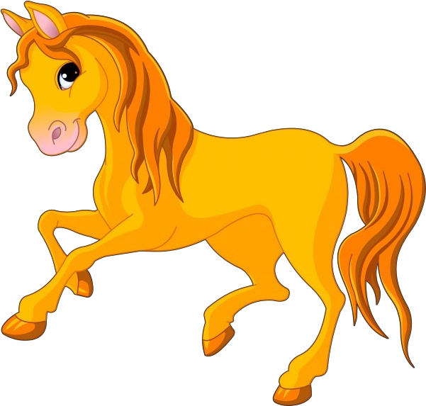 Horses Cartoon Animal Images Clip Art - Horse Clipart (601x573)