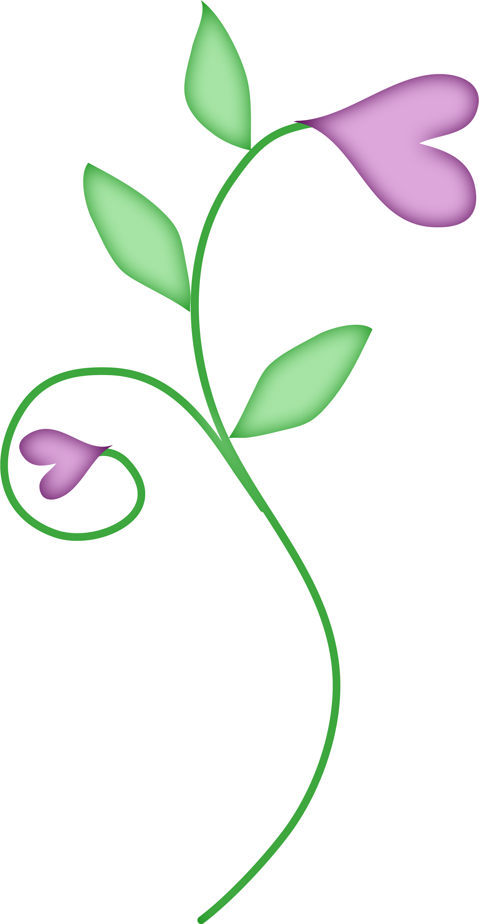 Spring Flower Clip Art - Clip Art (1570x2938)