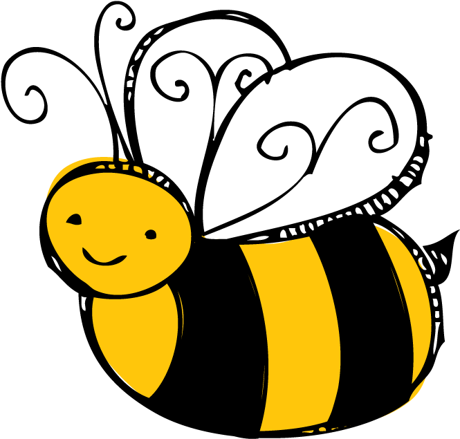 Bee Clip Art For Teachers Free Clipart Images - Cursive Alphabet Posters Printable (673x657)