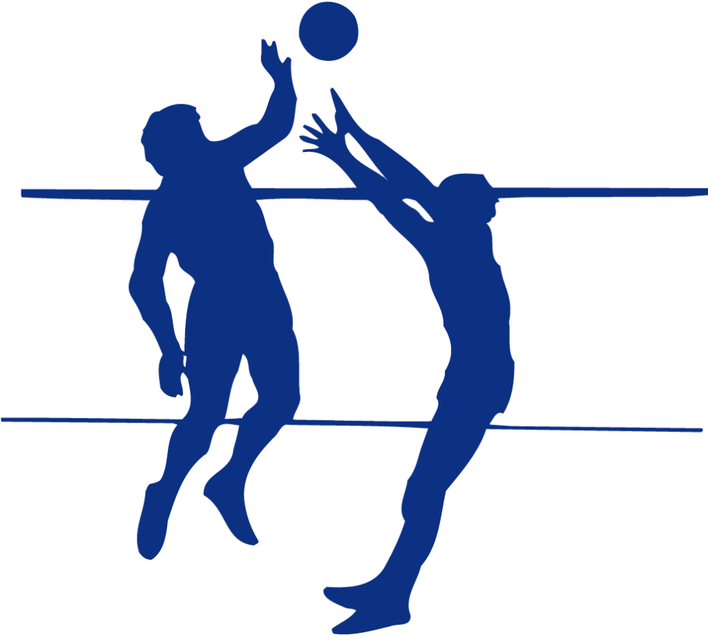 Girl Volleyball Player Silhouette Clip Art - Волейбол Пнг (1025x920)