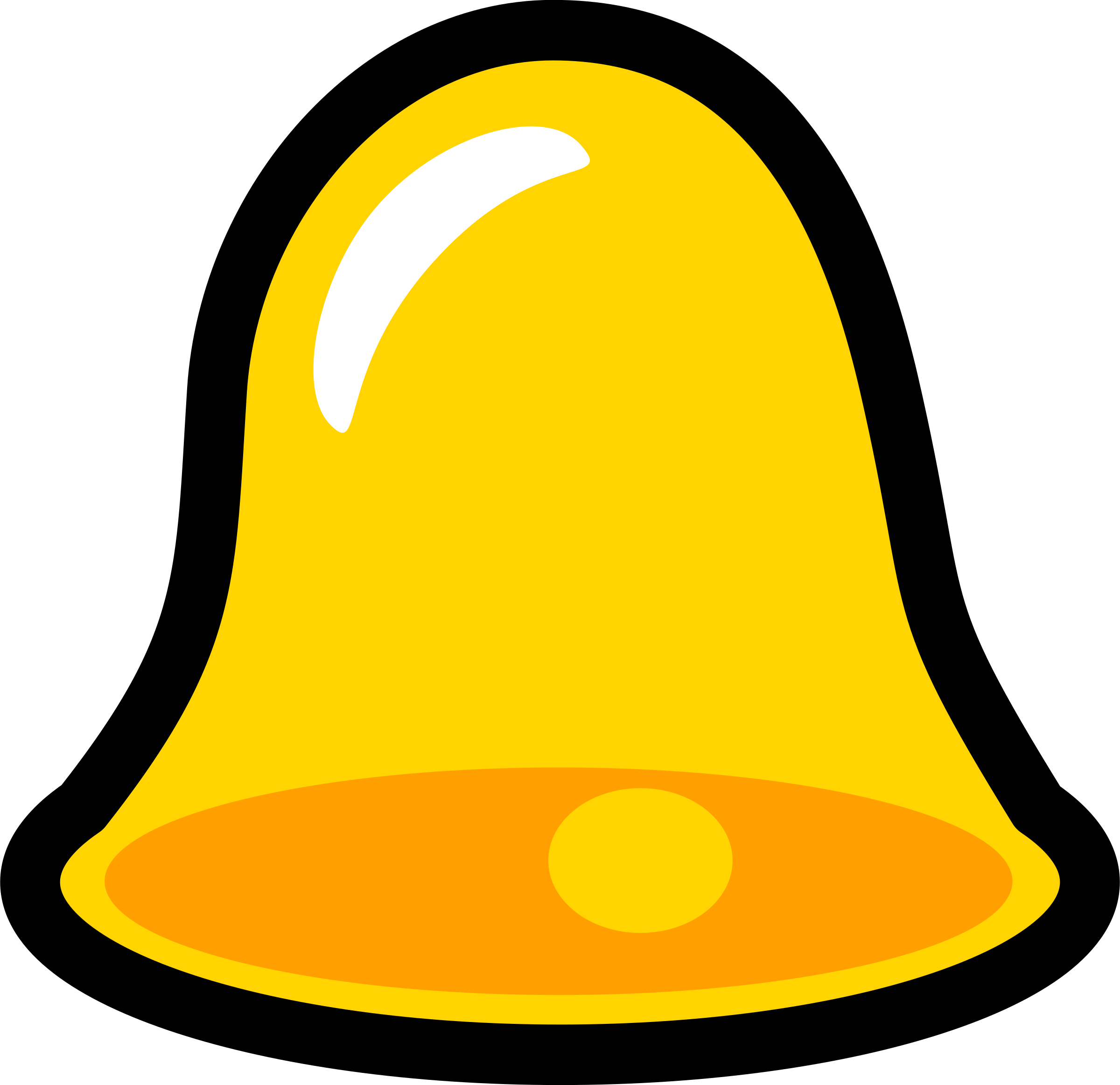 Free Icons Png - Bell Png (2400x2325)