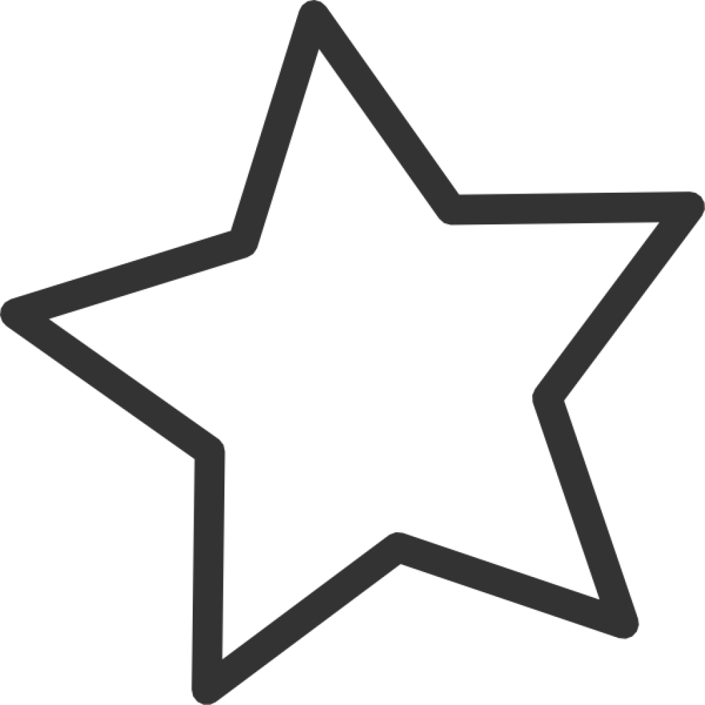 Star Clipart Black And White White Star Clip Art At - Star Clipart (1024x1024)
