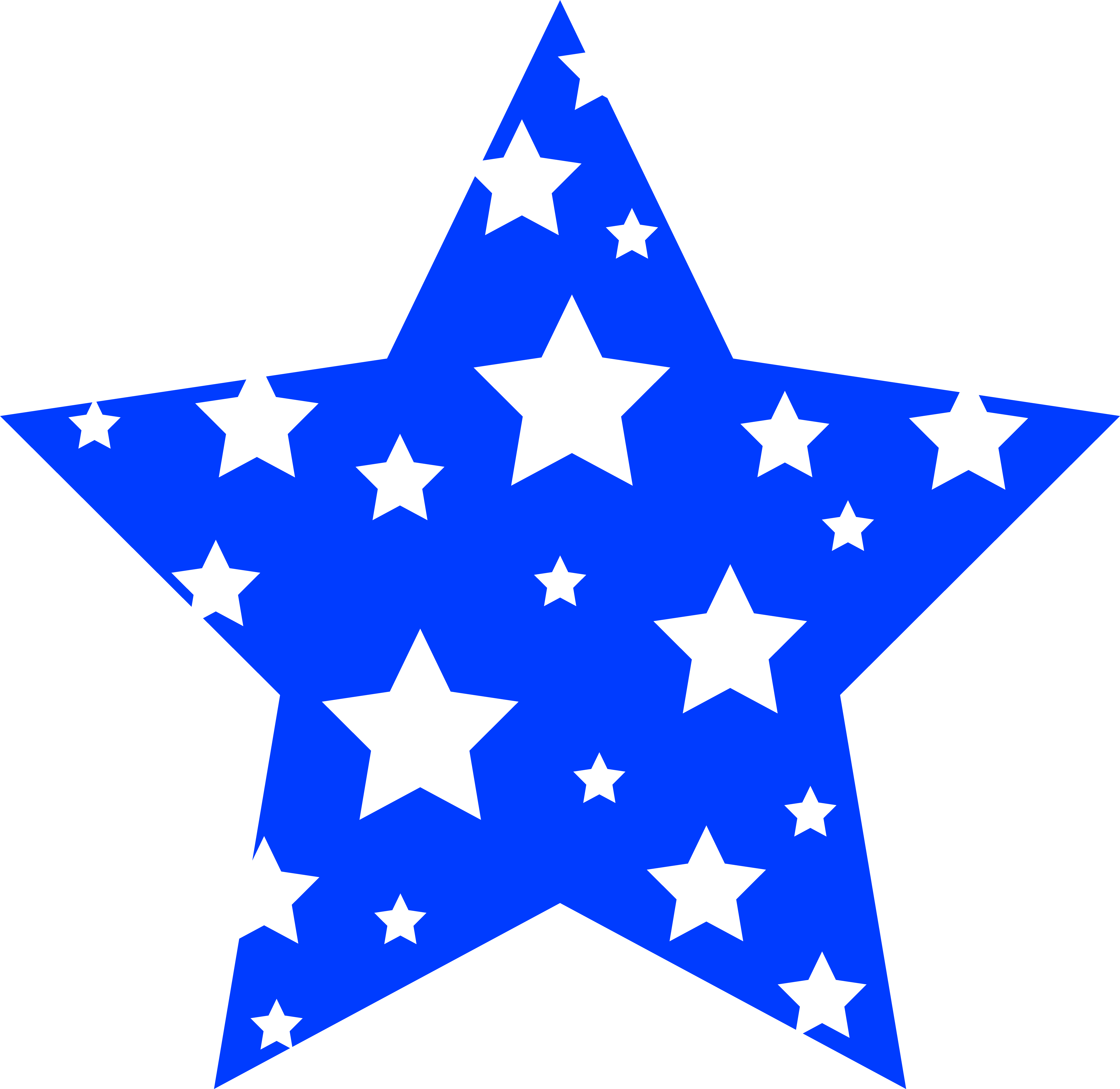 Clipart Info - 4th Of July Stars (6598x6383)