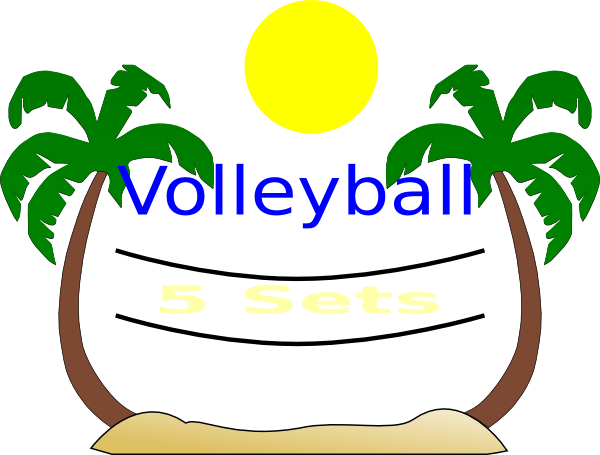 Volleyball Clipart - Balloon Volleyball Clip Art (600x455)