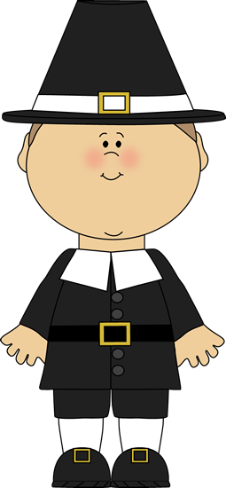 Pilgrim Boy - Thanksgiving Pilgrim Clip Art (255x550)