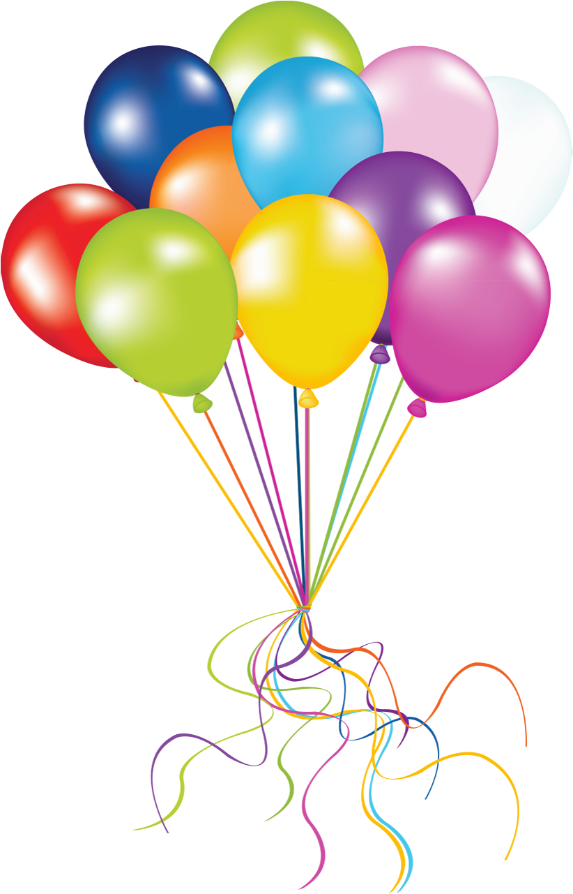 Grape Of Balloons - Balloon Png (835x1296)