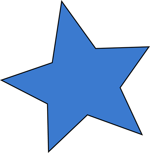 Blue Star - Blue Star Clipart (500x512)