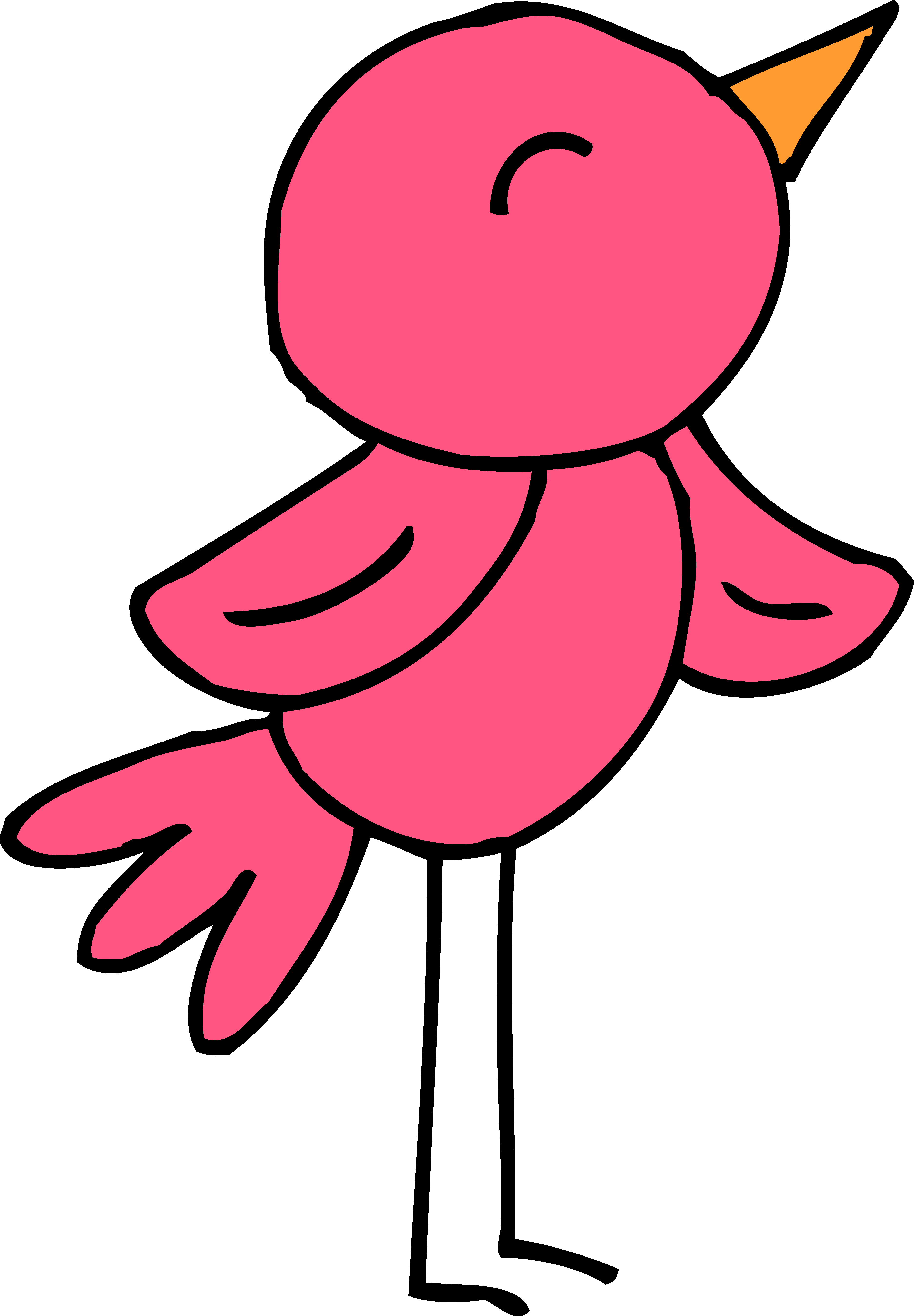 Cute Spring Clipart Clip Art Library - Spring Bird Clip Art (3745x5390)